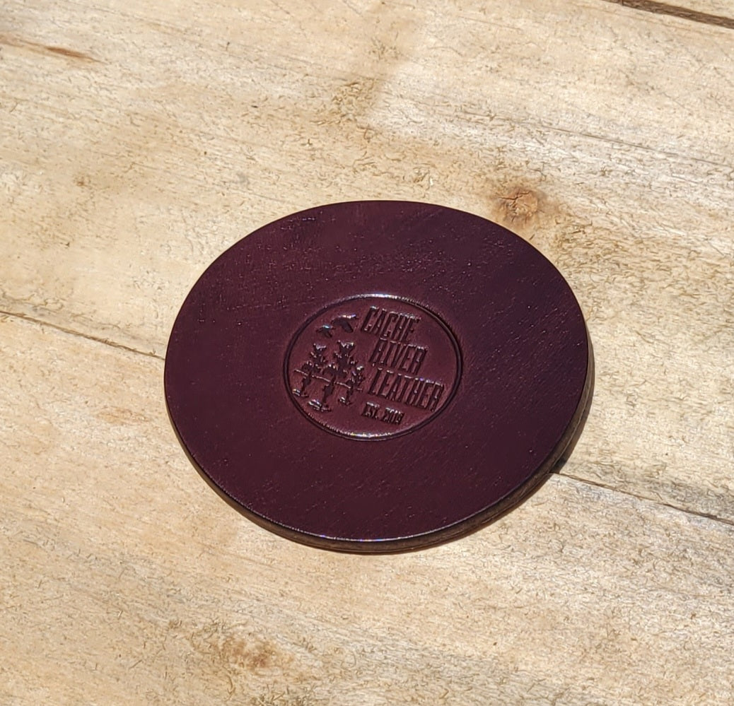 Leather Coasters (Logo)